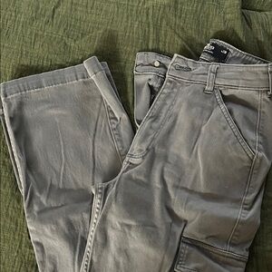 Hollister Gray Straight Leg Pants